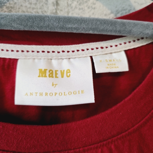 Anthro. Maeve Cotton Tee - Picture 6 of 8